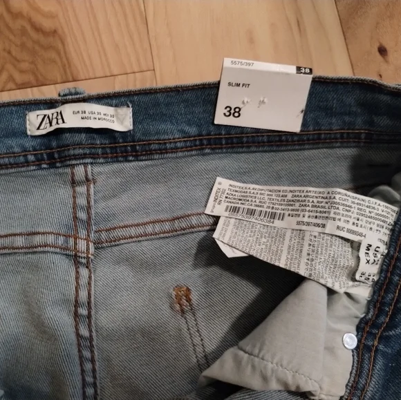 NWT Zara slim fit jeans women's US size 30 - Picture 7 of 15